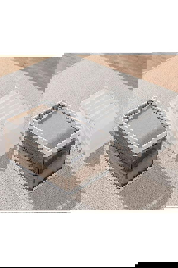 Living and Home 7 Dividers Folding Clothes Organiser Wardrobe Drawer Storage Box with Lid