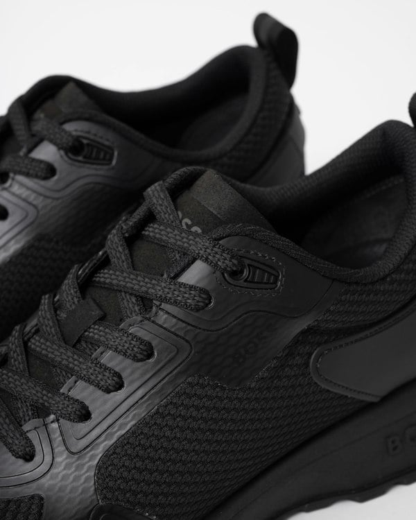 BOSS Orange Jonah Trainers with Mesh Details close up