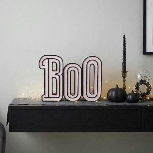 Garden Greatness Poison Pink Boo Halloween Sign