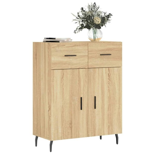 Berkfield Sideboard Sonoma Oak 69.5x34x90 cm Engineered Wood