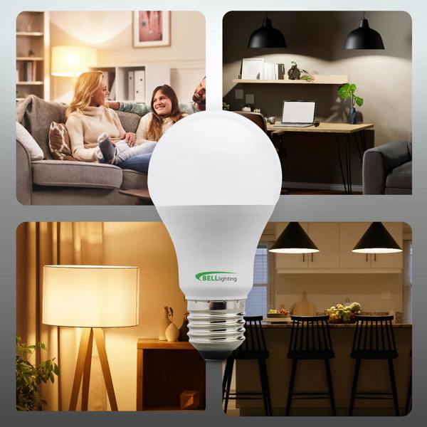 BELL Lighting E27 LED Classic GLS Bulbs 8.1W , 60W Equivalent , Natural White 4000K , Non-Dimmable Energy Saving