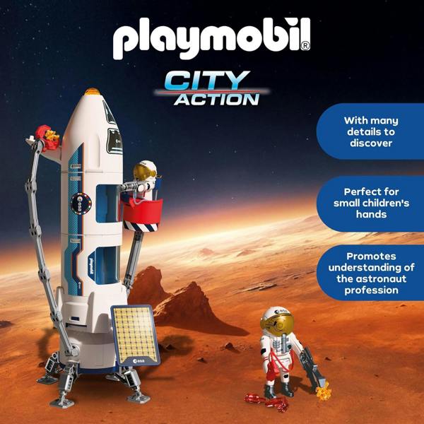 Playmobil ESA: Mars Research Rocket - 72011 Playset