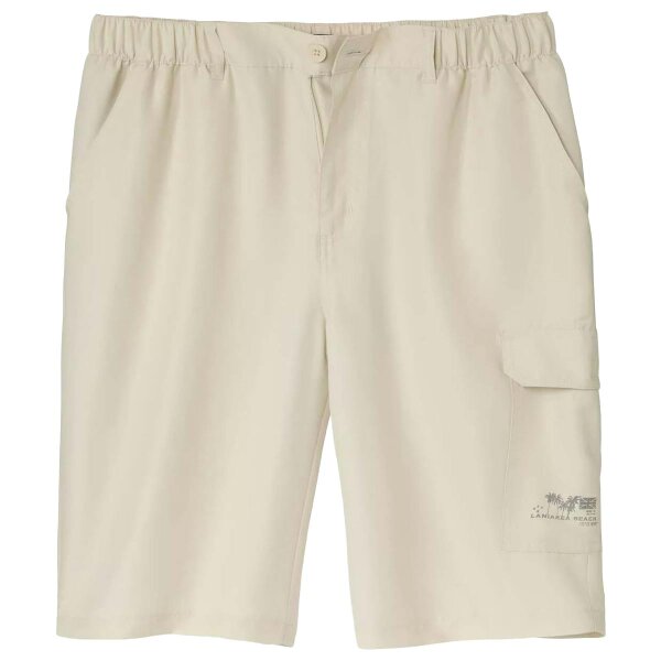 Atlas For Men Mens Microfibre Cargo Shorts - Beige