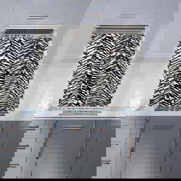 Warren Reed - Designer Zebra Pattern Kitchen Splashback