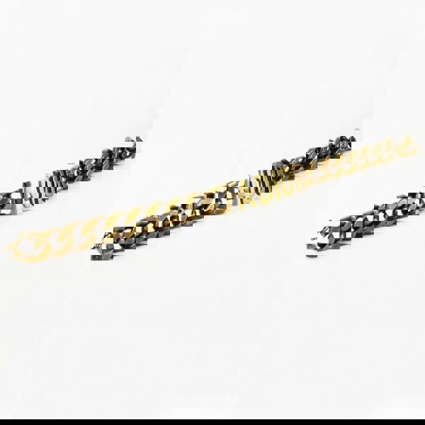 Dior J'Adior bracelet in an aged brass tone curb chain
