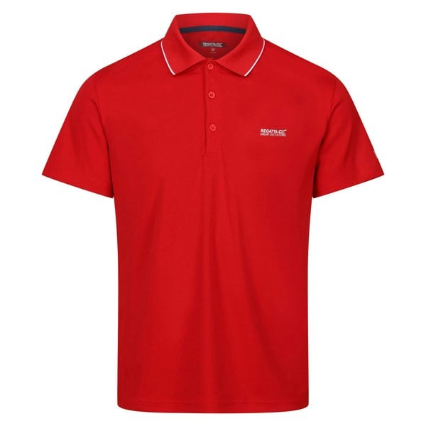 Regatta Mens Maverick V Active Polo Shirt - Danger Red