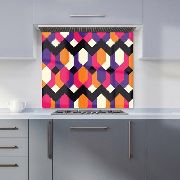 Warren Reed - Designer Coloured Abstract Pattern Kitchen Splashback