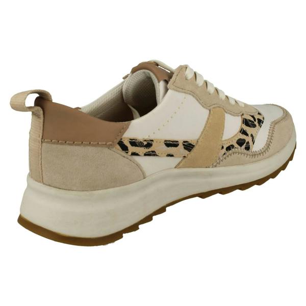 Clarks Ladies Clarks Retro Detailed MI-X EVA Lace Up Trainers DashLite Jazz