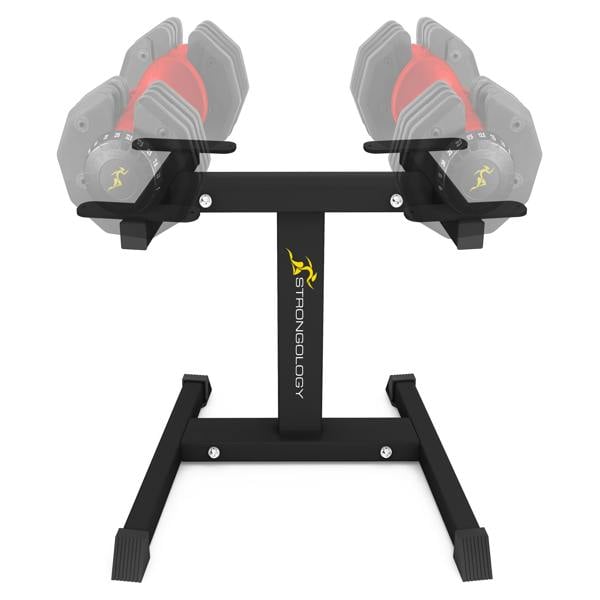 Homeology Durable Steel Floor Stand for Urban Adjustable Dumbbells, Space Saver Adjustable Weights Rack