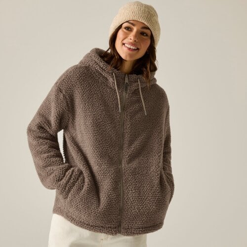 Regatta Womens Evelina Full Zip Fleece Jacket - Mocha