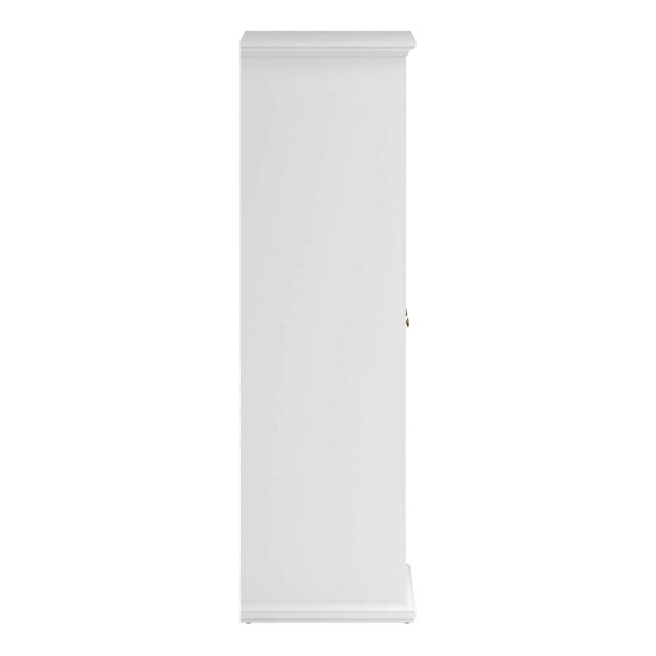 Wyld Haus Osaka Farmhouse White Wooden Wardrobe 3 Doors
