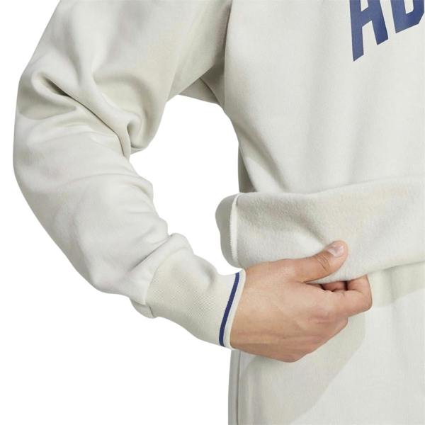 Adidas Mens Collegiate Logo Sweatshirt - Aluminium Grey/Blue - 