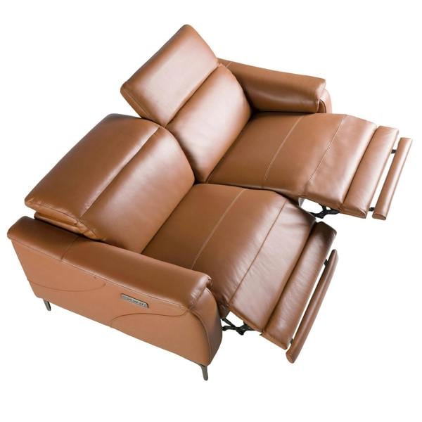 Angel Cerdá Relax sofa in brown leather 6180/6181