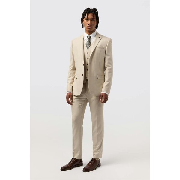 Antique Rogue Slim Fit Blake Ecru Jacket