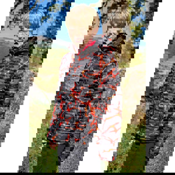 Mountain Warehouse Boys Seasons Watercolour Padded Jacket - Rust