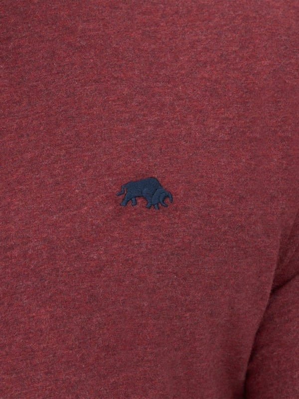 Raging Bull Mens Classic Organic T-Shirt - Claret