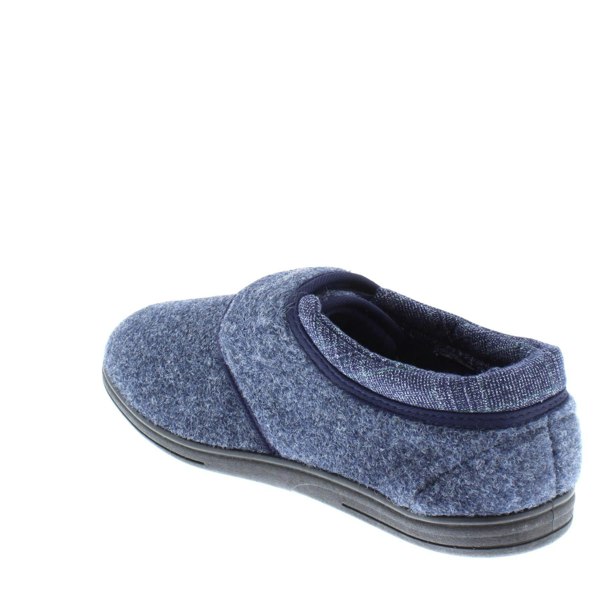Dunlop Atticus Memory Foam Hook and Loop Men's Slippers