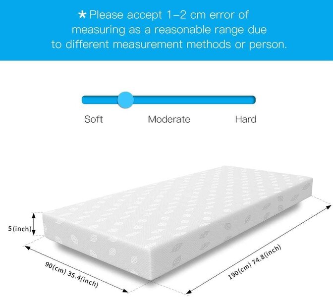 Kosy Koala Single Bed 3FT High Quality Memory Foam Mattress