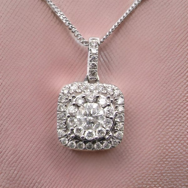 Vintage Tom A white gold Diamond Pendant