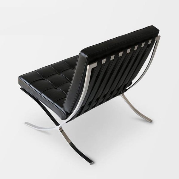 Barcelona Chair And Ottoman, Real Leather-Weilai-Weilai Concept