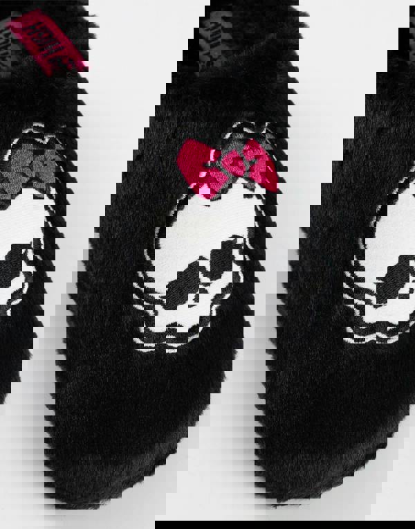 Monster High Womens Black Character Mule Slippers