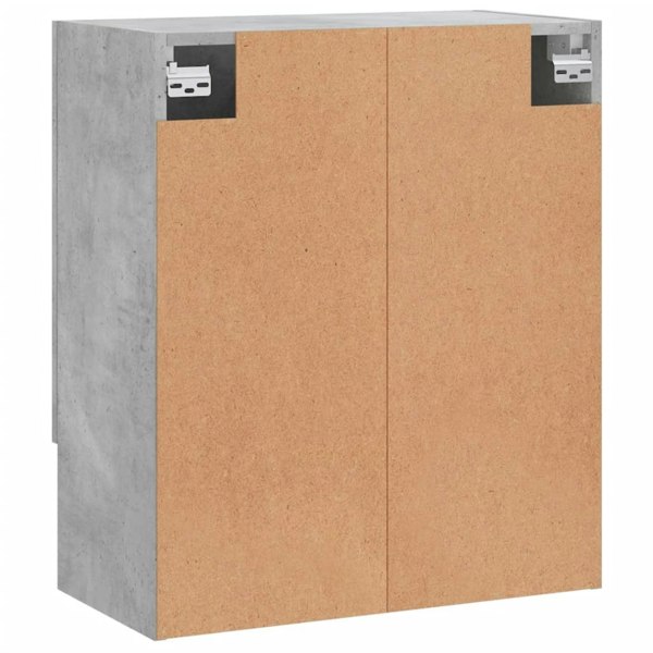 Berkfield Wall Cabinet Concrete Grey 60x31x70 cm Engineered Wood