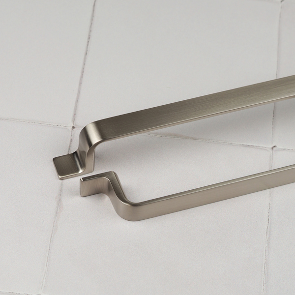 Handle & Home Brushed Nickel Strap Handles