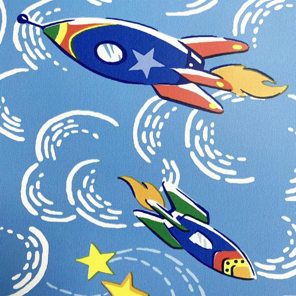 Cath Kidston Rockets Blue Wallpaper image 3