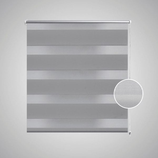 Berkfield Zebra Blind 40 x 100 cm Grey