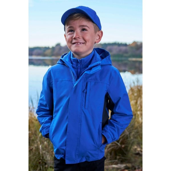 Mountain Warehouse Childrens/Kids Cannonball 3 in 1 Waterproof Jacket - Bright Blue