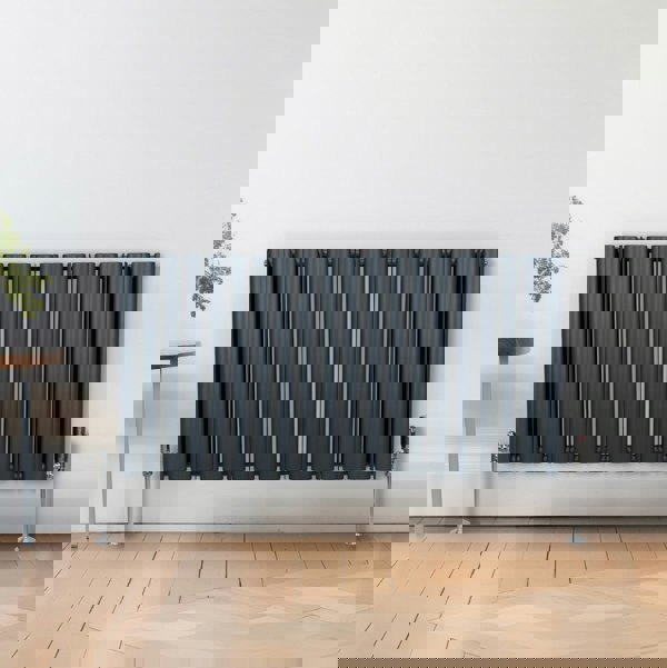 Monstershop Oval Column Radiator – 600mm x 1200mm – Anthracite Grey