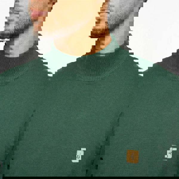 Gabicci V55GK10 Mens Duke Long Sleeve Plain Knitted Turtle Neck Gabicci Vintage - IVY