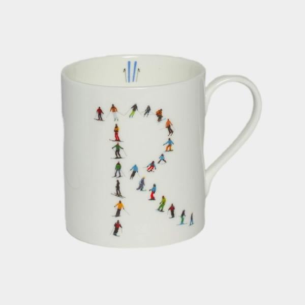 Powderhound Alphabet Ski Mug R