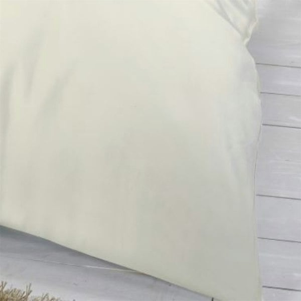 HomeSpace Direct Egyptian Cotton 12" Fitted Sheet 200 Thread Count Light