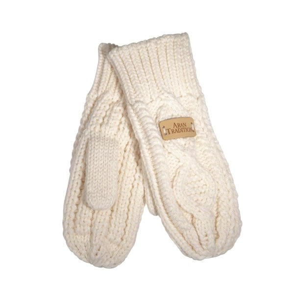 Aran Cable Knit Mittens Stay Cozy & Chic with Aran Cable Knit Mittens | Diamond Cable Design