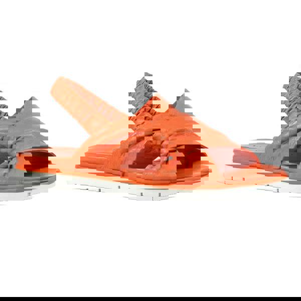 Lunar Womens/Ladies Sardinia Leather Sandals - Orange