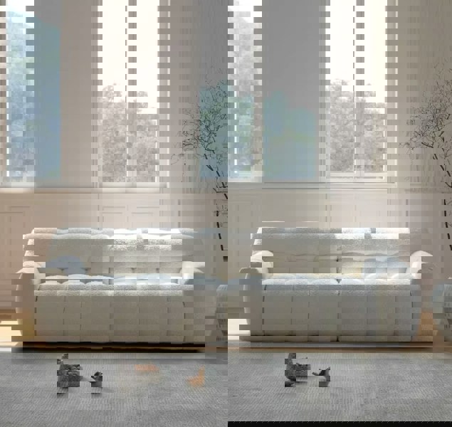 Weilai Concept Cora Cloud Two/Three Seater Sofa, Boucle