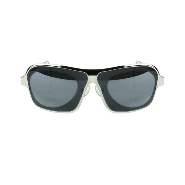 Raf Simons silver frame ear wire sunglasses