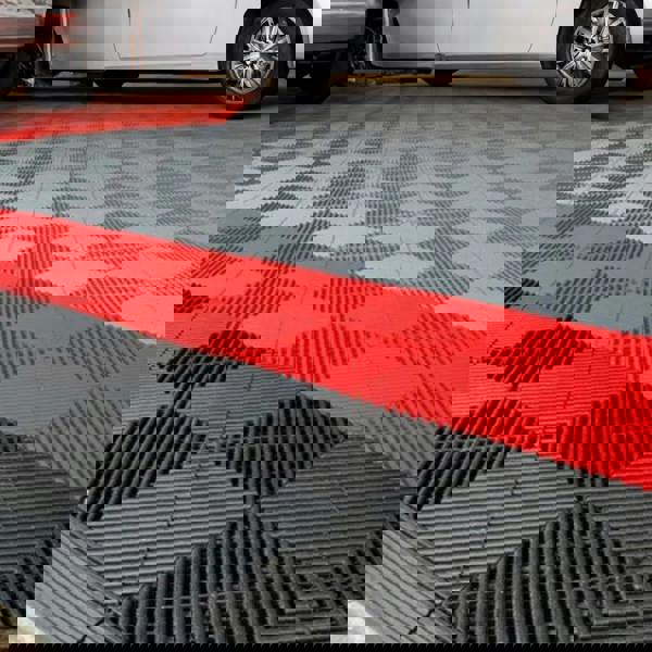 Nicoman Pack of 10 Modular Vented Garage Tiles