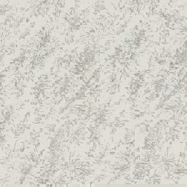 Rasch Wallpaper Elegant Nature Sketch White Wall Paper 449440