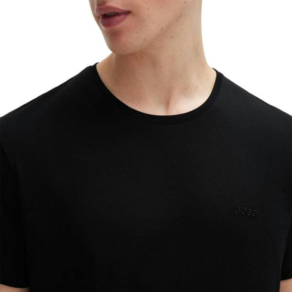 Boss Mens Relaxed Fit T-Shirt (Pack of 2) - Black - 