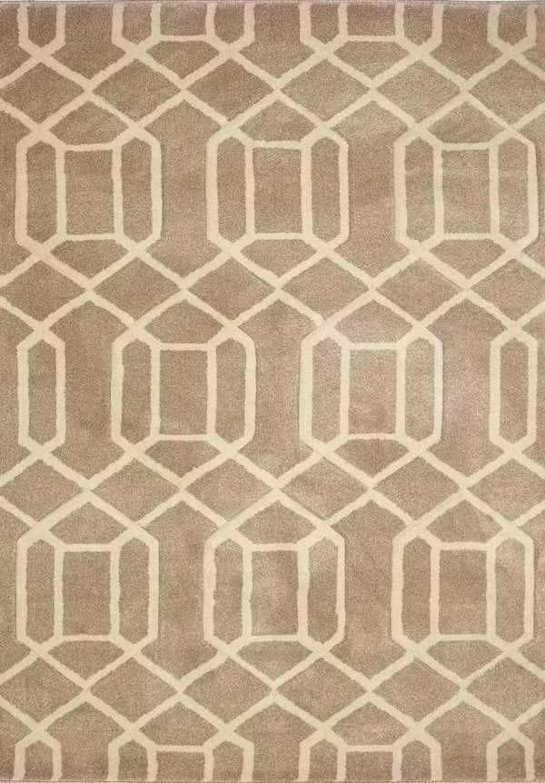 Newport Lattice Rug – Textured Geometric
