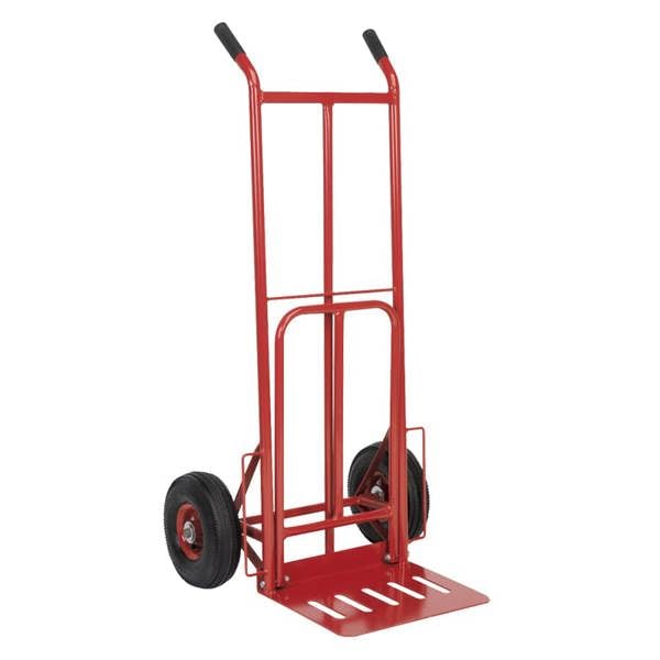 Bristol Tool Company 1894 BTC990 Heavy-Duty Folding Toe Sack Truck - Pneumatic Wheels, Rust-Resistant, 250kg Capacity