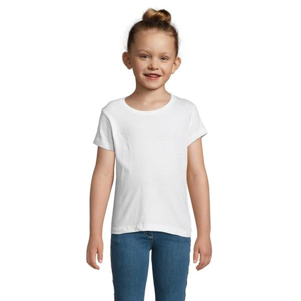 SOLS Girls Cherry Short Sleeve T-Shirt - White