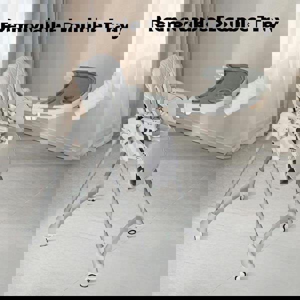 Dekko Baby High Chair 4 in1 Foldable Toddler Feeding Table Adjustable Portable