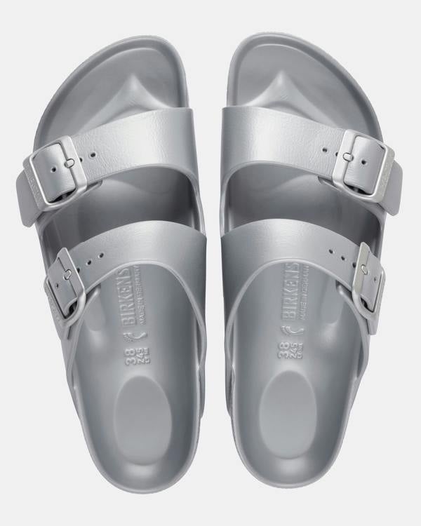 Birkenstock Arizona EVA Womens Sandals - Silver | CHO | Designer Womens Sandals