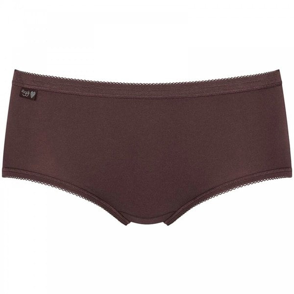 Sloggi Holiday Edition 3 Pack Midi Brief, Brown/Light Combination