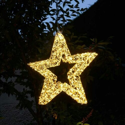 Samuel Alexander 38cm Light up Christmas Galaxy Star with 960 Warm White LEDs & Timer Function