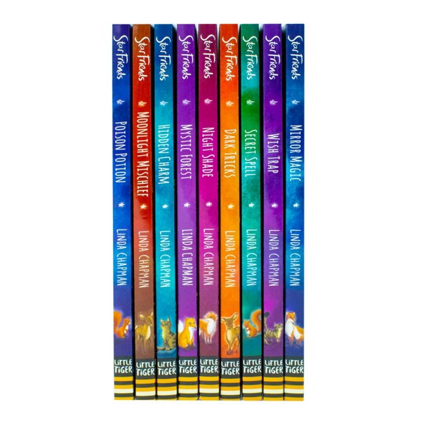 Linda Chapman Star Friends Series 9 Book Set (Mirror Magic, Wish Trap & More)