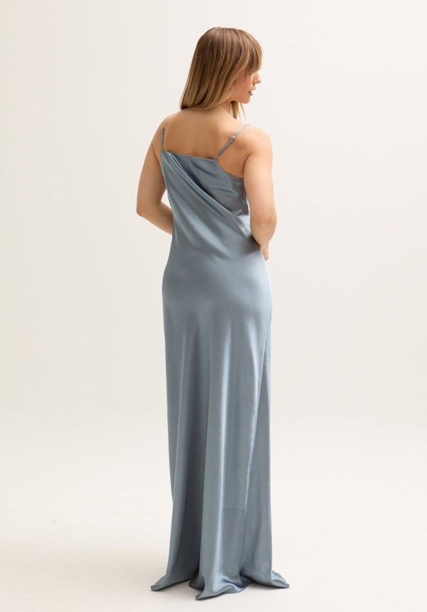 Roxy Spaghetti Strap Maxi Dress In Blue